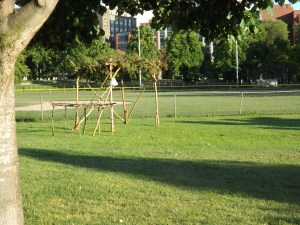 Fish drying rack and sun shelter