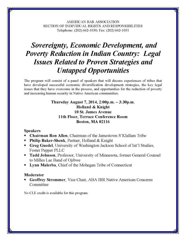 Sovereignty Economic Development FLYER 5-15-14