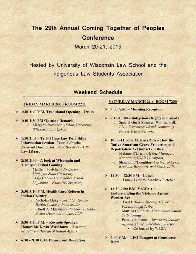 2015 CTOPC Schedule - Final- FOR PRINTER