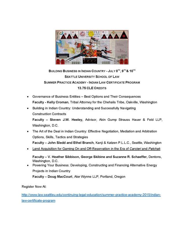 Building Business in Indian Country.One Page 03.25.2015