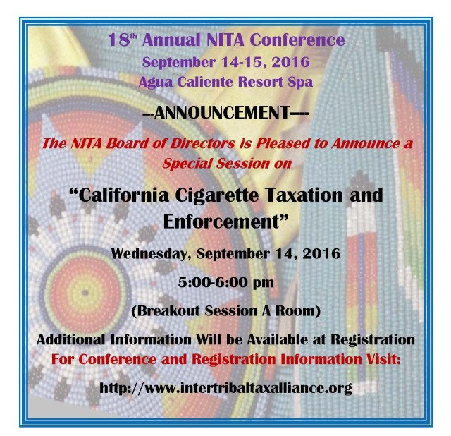 California Tribes Special Session