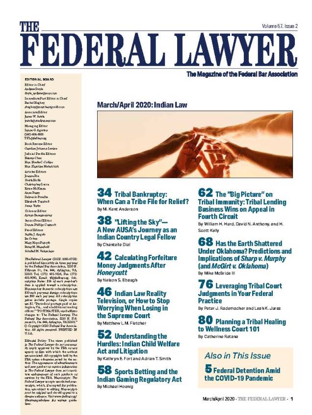 Federal Lawyer 2020 TOC