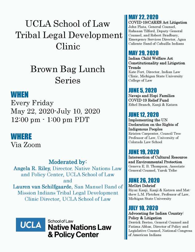 UCLA TLDC Brown Bag Series 2020