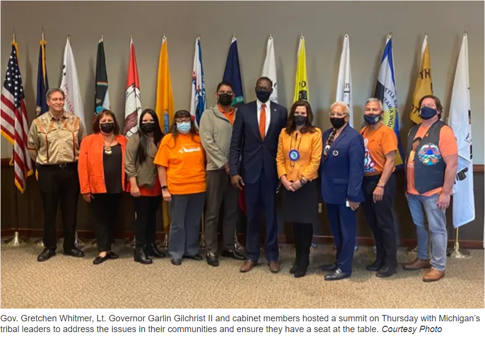 Gov. Whitmer meets Tribal Leaders